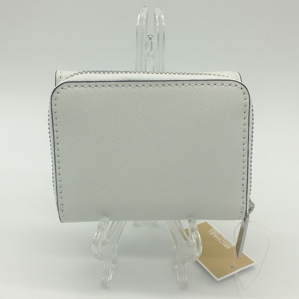 MICHAEL KORS SM MF ZA WALLET OPTIC WHITE - Picture 4 of 8